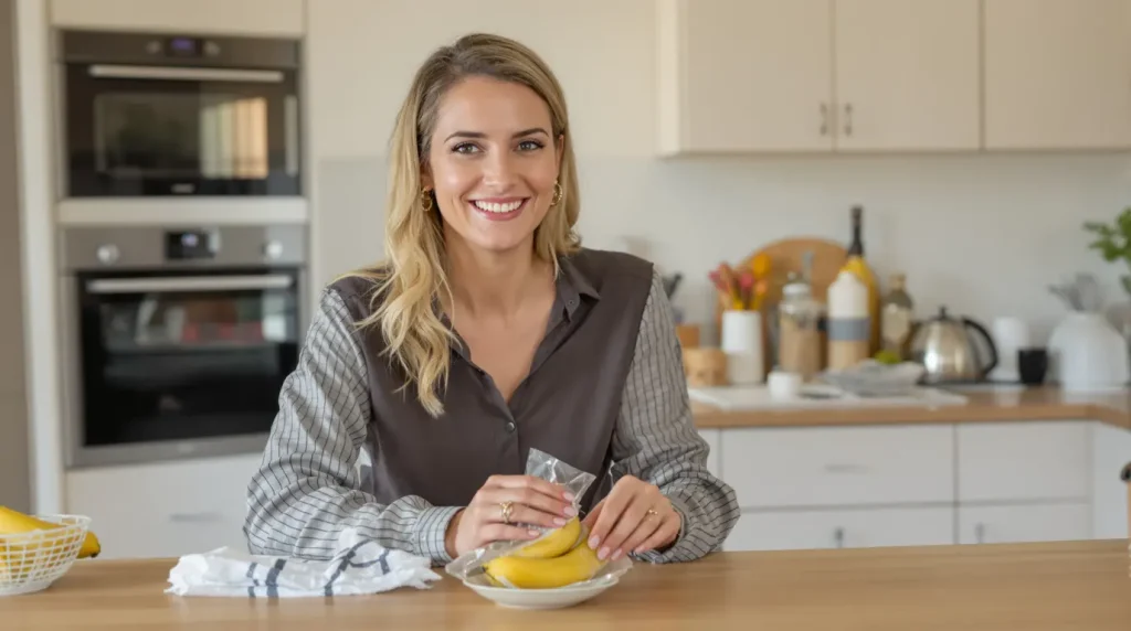 « Elles ne noircissent plus » : mon astuce toute simple pour garder vos bananes bien jaunes et fraîches plus longtemps