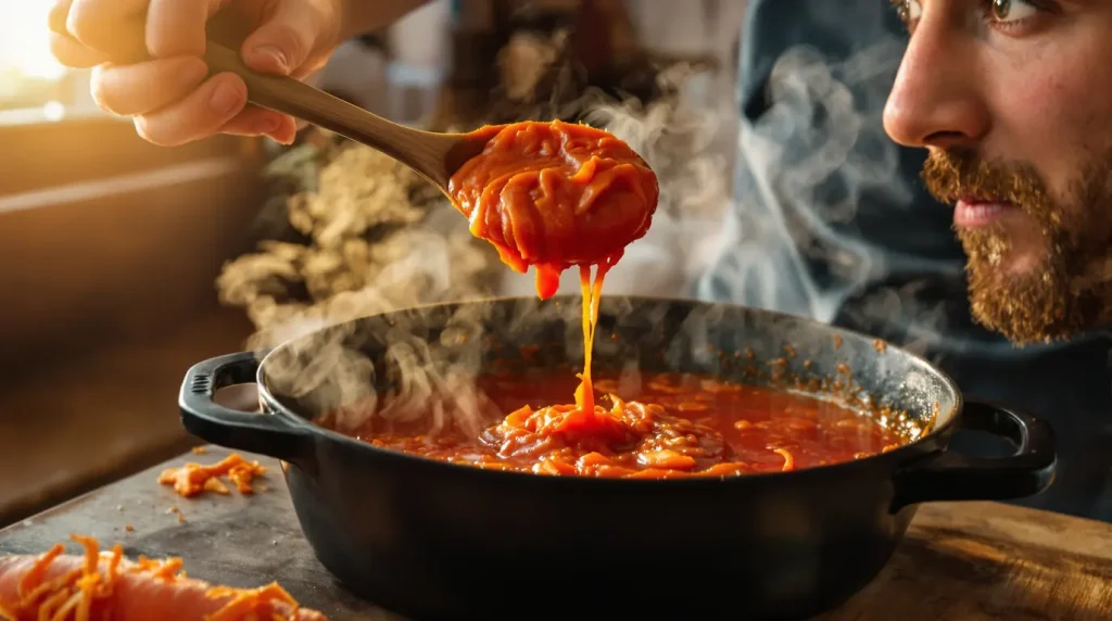 Ma sauce tomate était toujours trop acide : un seul légume a réglé le goût sans jamais toucher au sucre