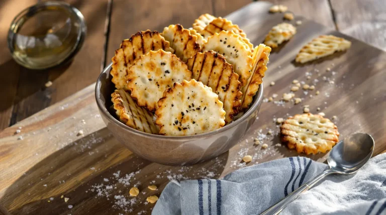 « Je les prépare en 10 minutes pour l&rsquo;apéro » : mes crackers maison croustillants au fromage et graines dorées, vraiment plus savoureux que les industriels